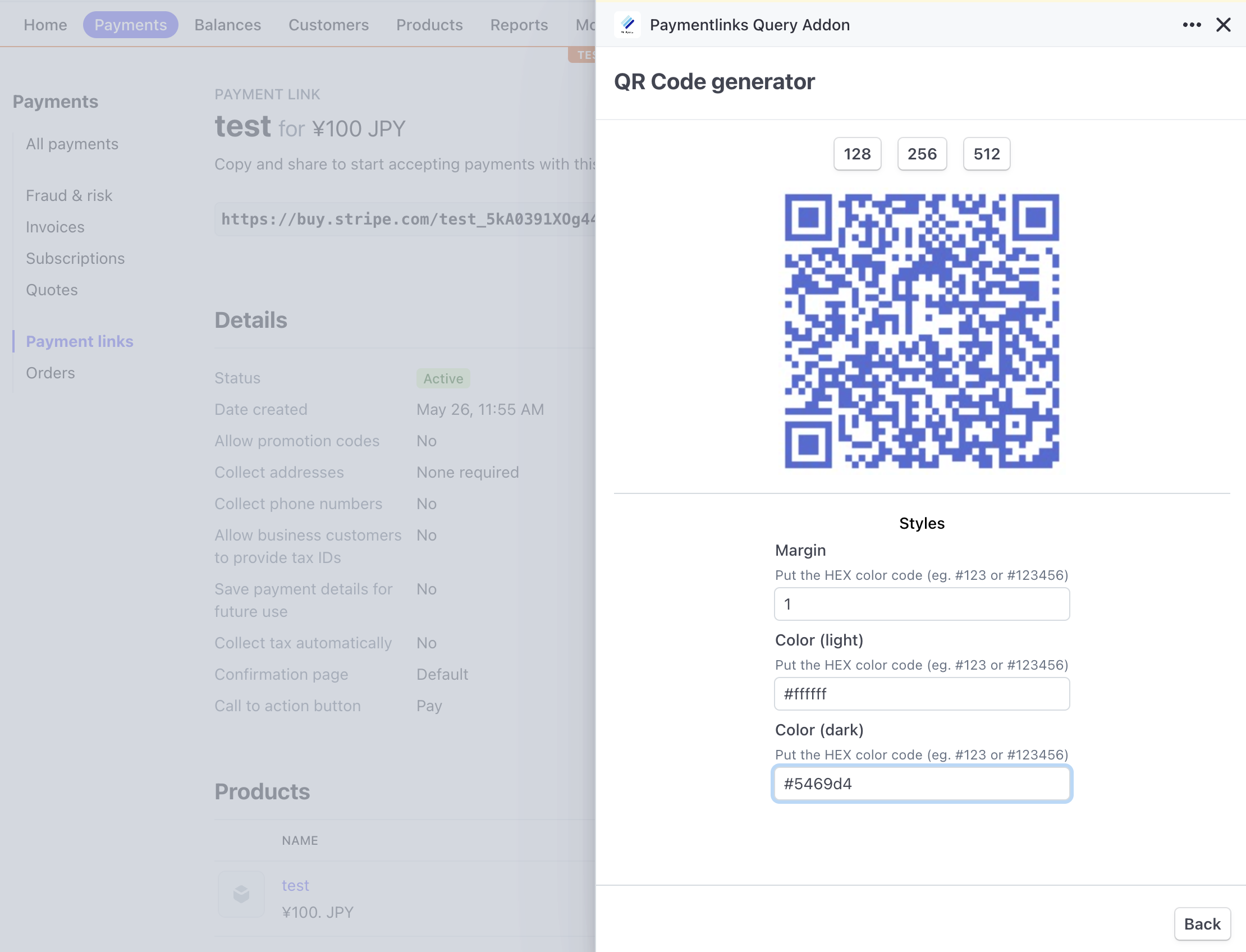 Paymentlinks Query Addon